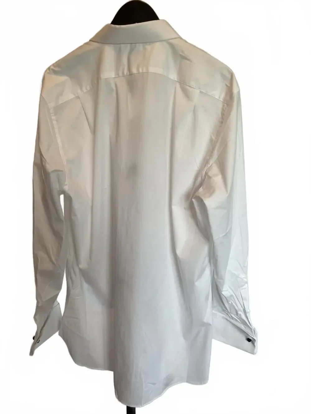 J.Crew Thompson Tuxedo Shirt White 17.5 35 Men's Formal Black Tie Wedding NWT